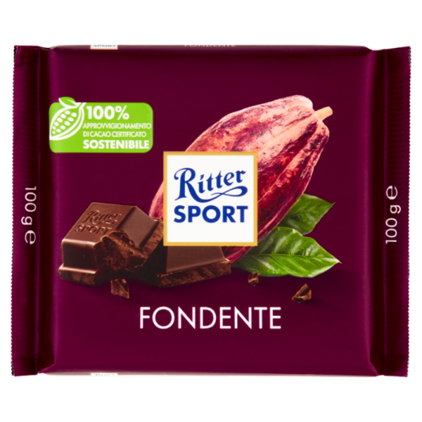 CIOCCOLATO RITTER FONDENTE 100 GR
