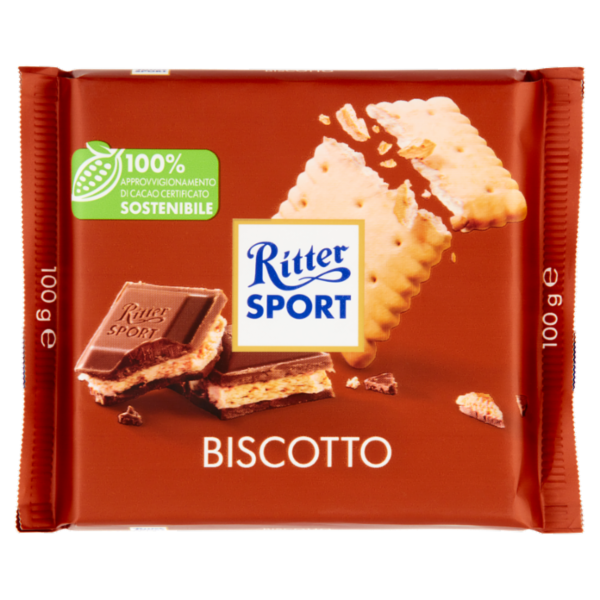 CIOCCOLATO RITTER BISCOTTO 100 G 100 GR