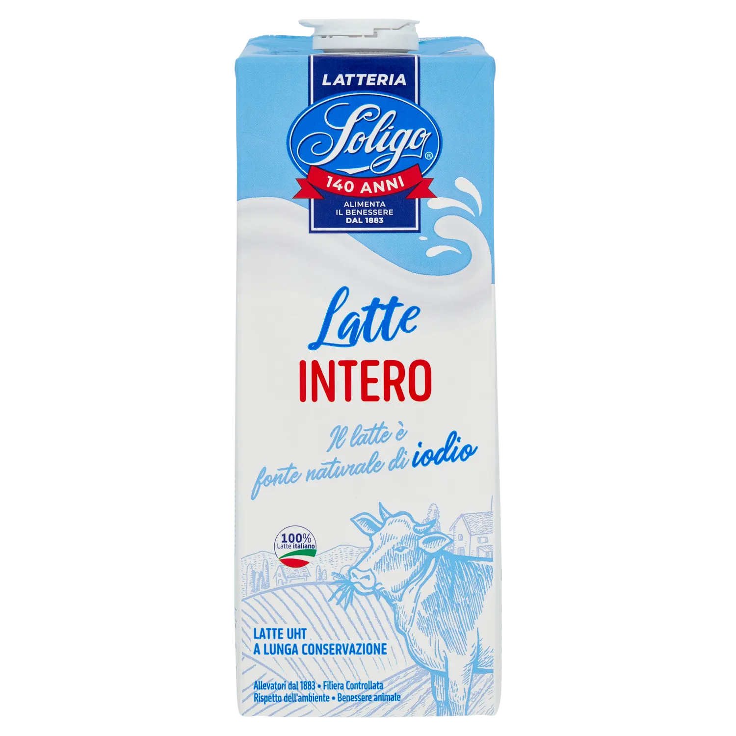 LATTE SOLIGO INTERO UHT 1000 ML