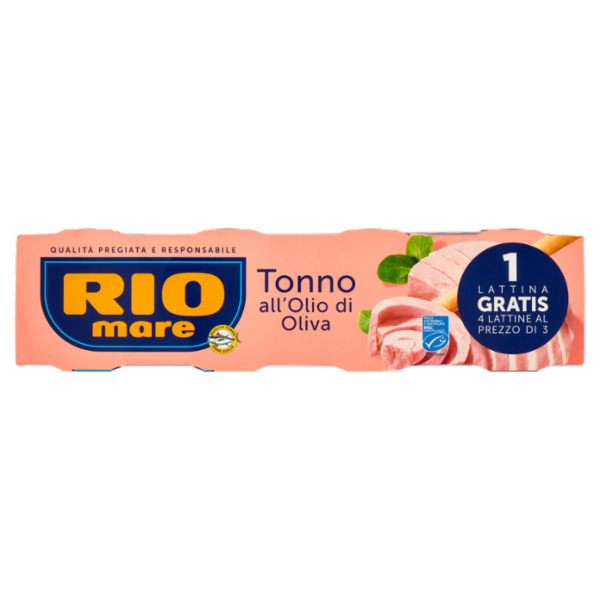 TONNO RIO MARE MEDIO X 3+1 OMAGGIO 120 GR