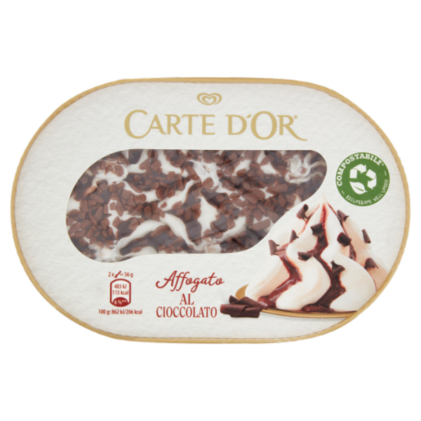 GELATO CARTE D'OR AFFOGATO CACAO 500 G