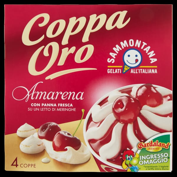Coppa Oro Sammontana Amarena x4 360 gr