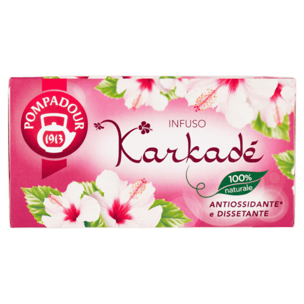 Pompadour infuso Karkadè, 20 filtri — 40 g