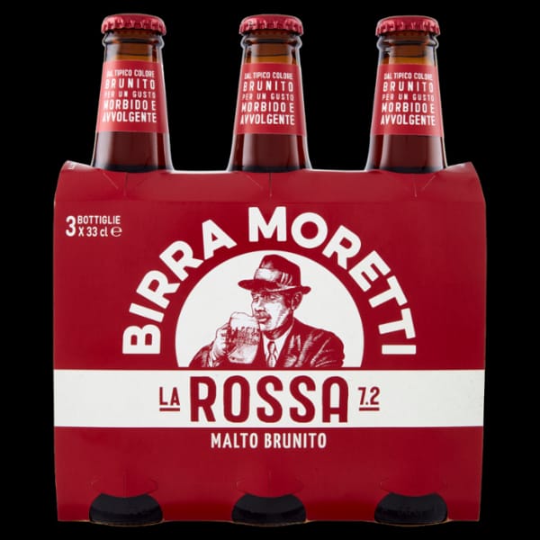 Birra Moretti la Rossa cl 33 x 3 x 330 ml