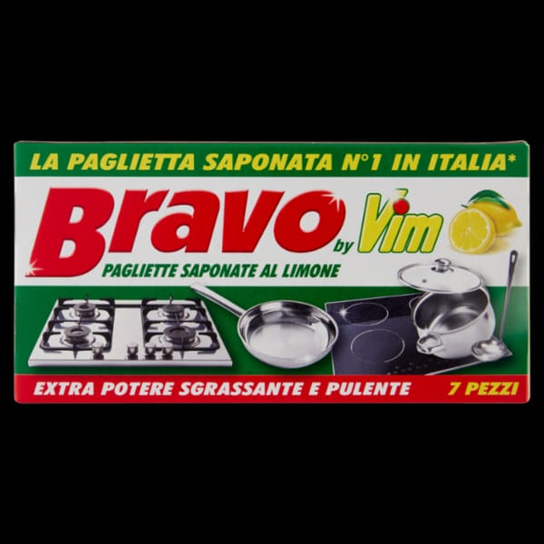 Bravo Sgrassante Paglietta 7 pz