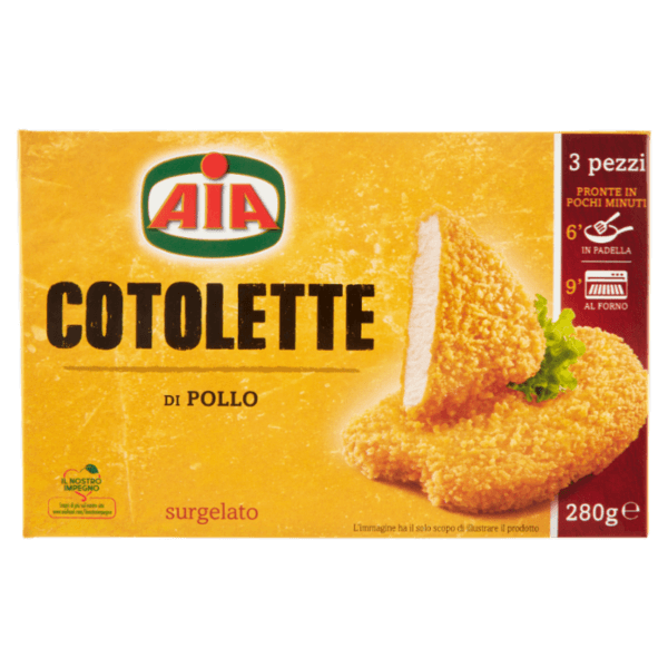 Aia Cotolette di Pollo x 3 280 gr