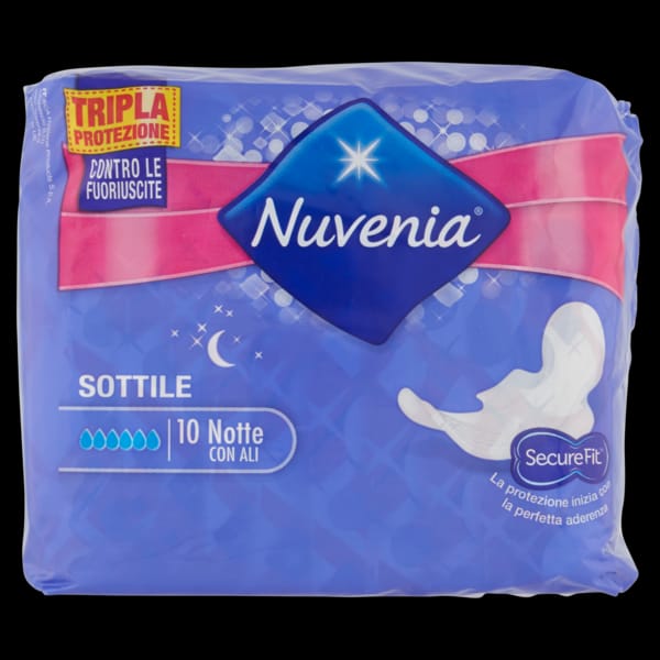Assorbenti Nuvenia Notte Ali x 10
