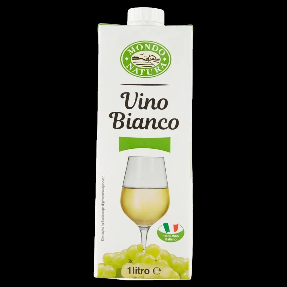 Vino Bianco Brik Mondo Natura 1 lt