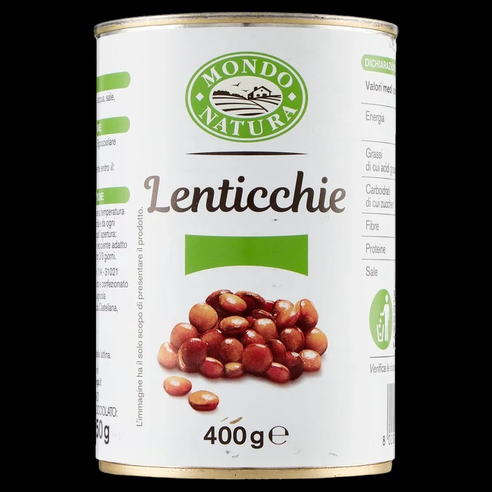 Mondo Natura Lenticchie 400 gr