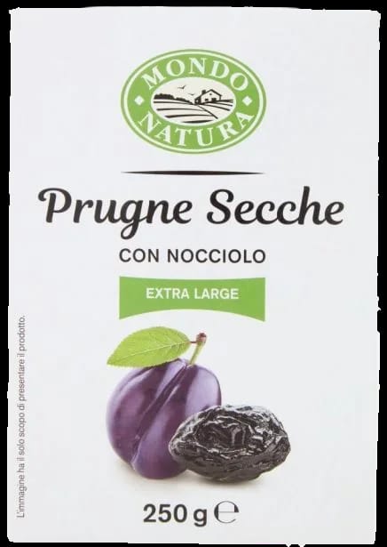 Mondo Natura Prugne Secche 250 gr