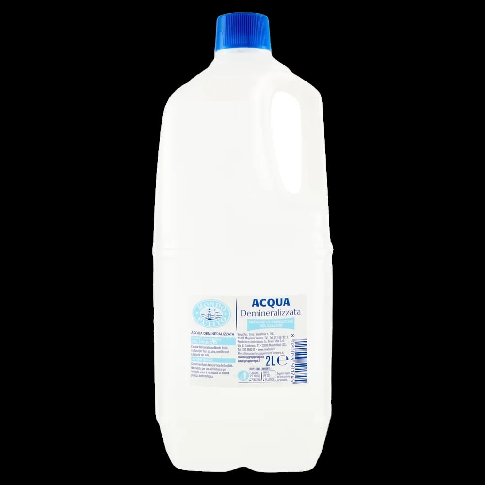 Mondo Pulito Acqua Demineralizzata 2000 ml