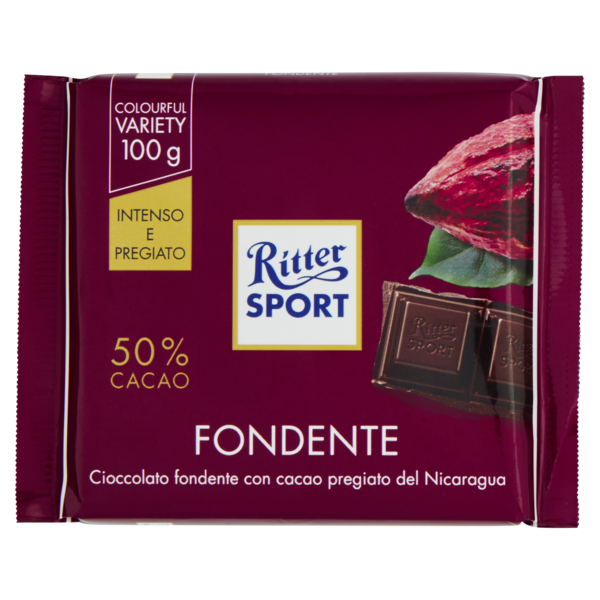 CIOCCOLATO RITTER FONDENTE 100 GR