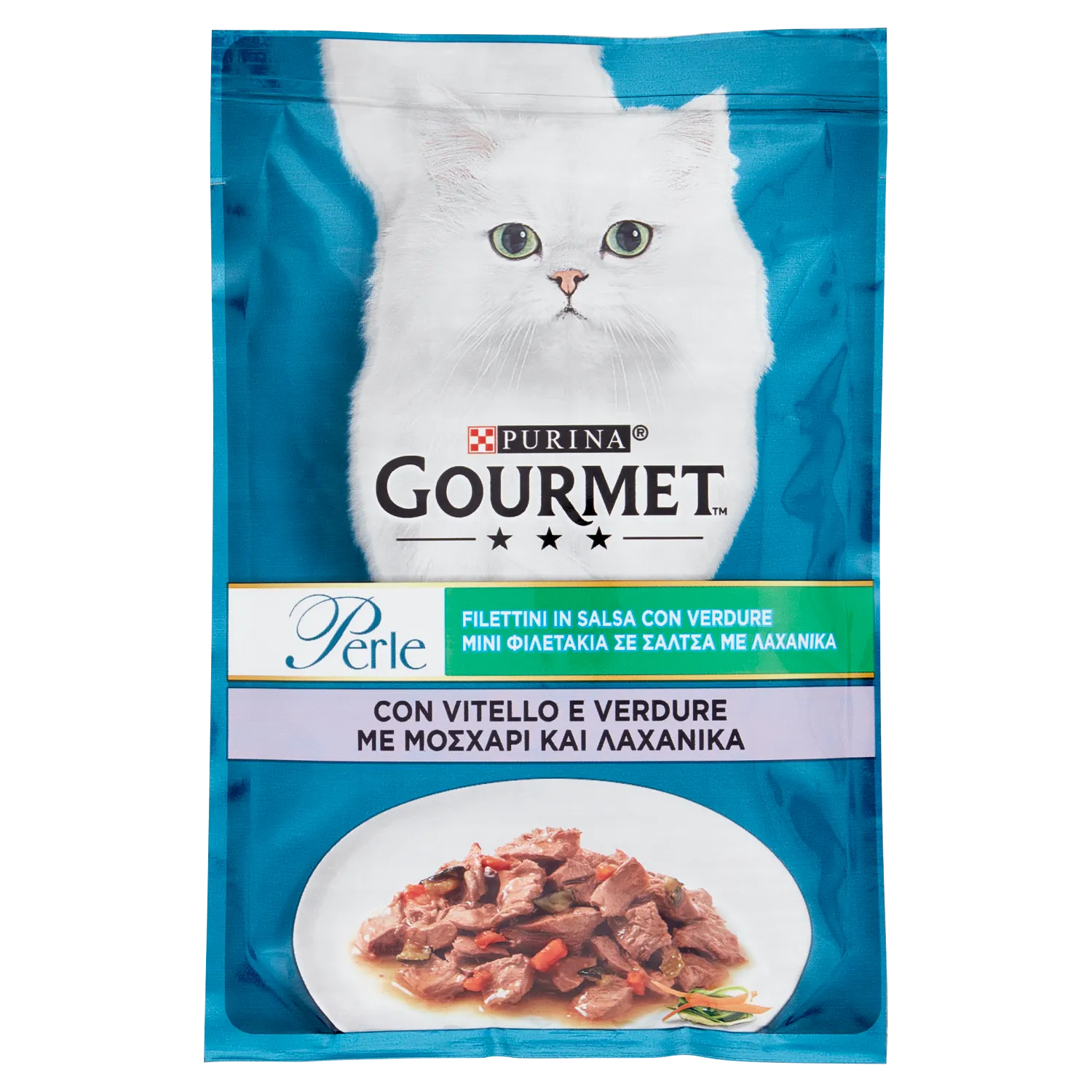 GOURMET PERLE FILETTINI VITELLO VERDURE BS 85 GR
