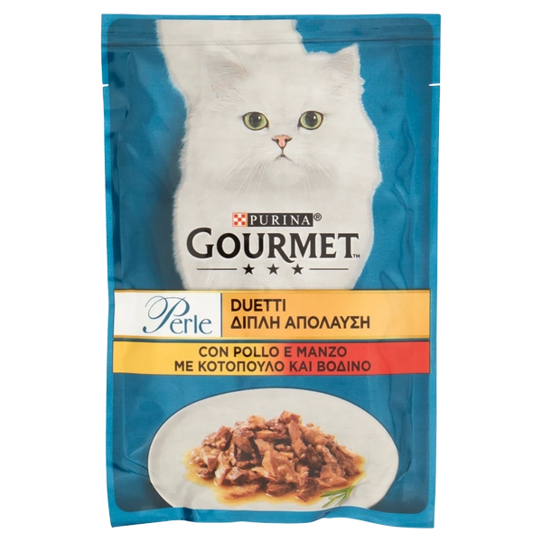 GOURMET PERLE FILETTINI MANZO POLLO BS 85 GR