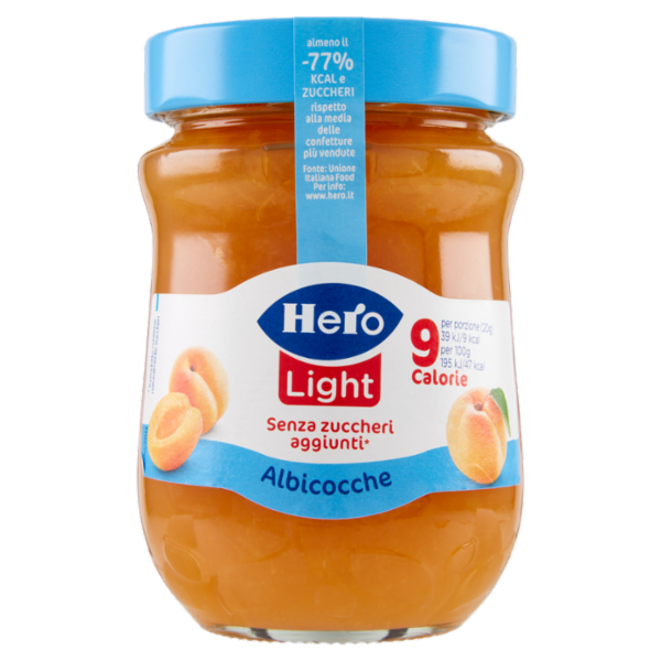 HERO CONFETTURE LIGHT ALBICOCCA 280 GR