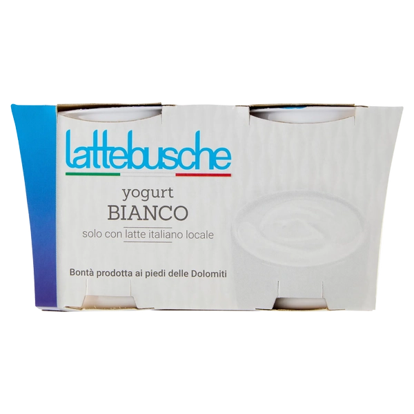 BUSCHE YOGURT NATURALE INTERO X 2 X 125 GR X2