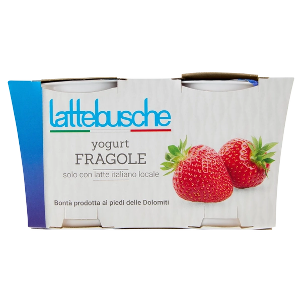 YOGURT LATTEBUSCHE INTERO FRAGOLA GR 125 X 2 X2