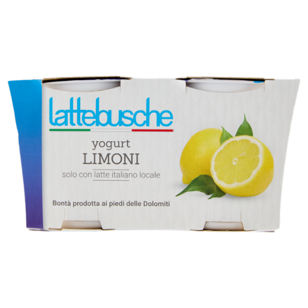 YOGURT LATTEBUSCHE INTERO LIMONE GR 125 X 2 X2