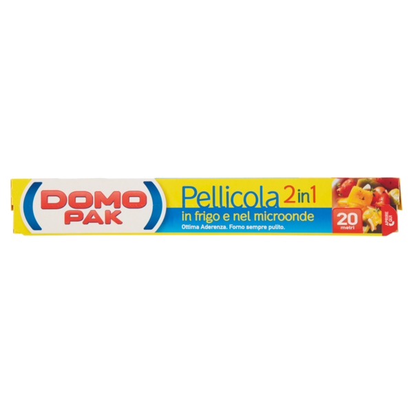 DOMOPACK PELLICOLA MICROONDE 2 IN 1 20 PZ