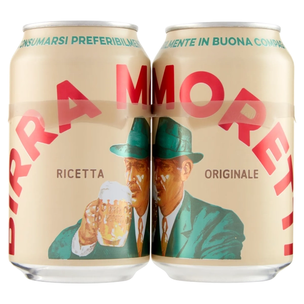 BIRRA MORETTI LATTINA 33 X 2 330 ML X2