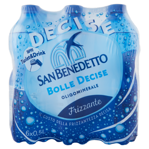 SAN BENEDETTO ACQUA FRIZZANTE 500 ML X6