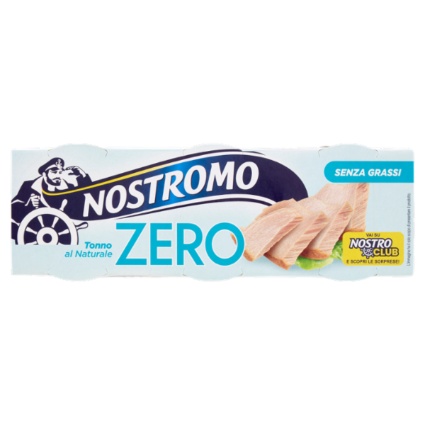 NOSTROMO TONNO AL NATURALE ZERO X3 65 GR