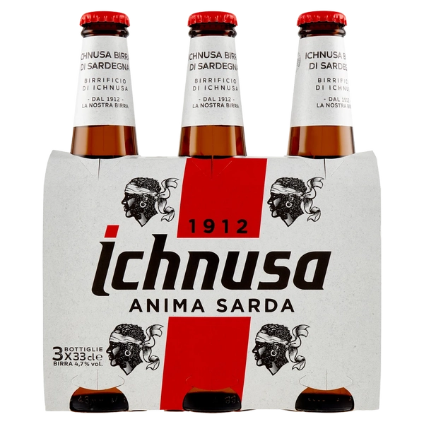 BIRRA ICHNUSA BIONDA ML 330 X 3 X X3