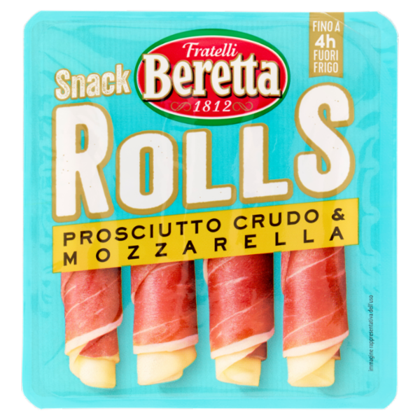 ROLLS PROSCIUTTO CRUDO MOZZARELLA BERETTA 60 GR