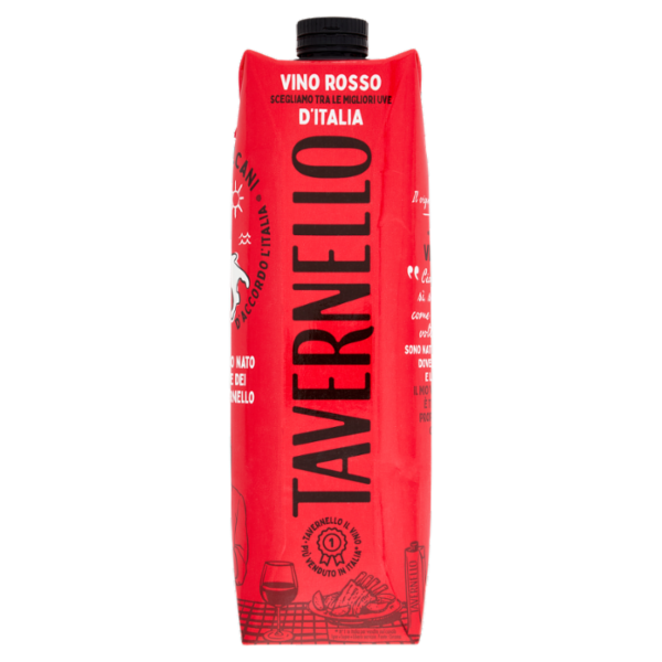 VINO TAVERNELLO ROSSO BRIK 1000 ML