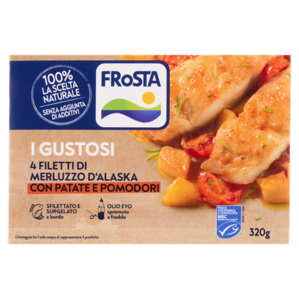 FILETTI GUSTOSI DI MERLUZZO FROSTA 320 GR