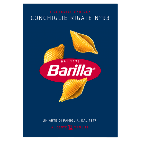 PASTA BARILLA N 93 CONCHIGLIE RIGATE 500 G