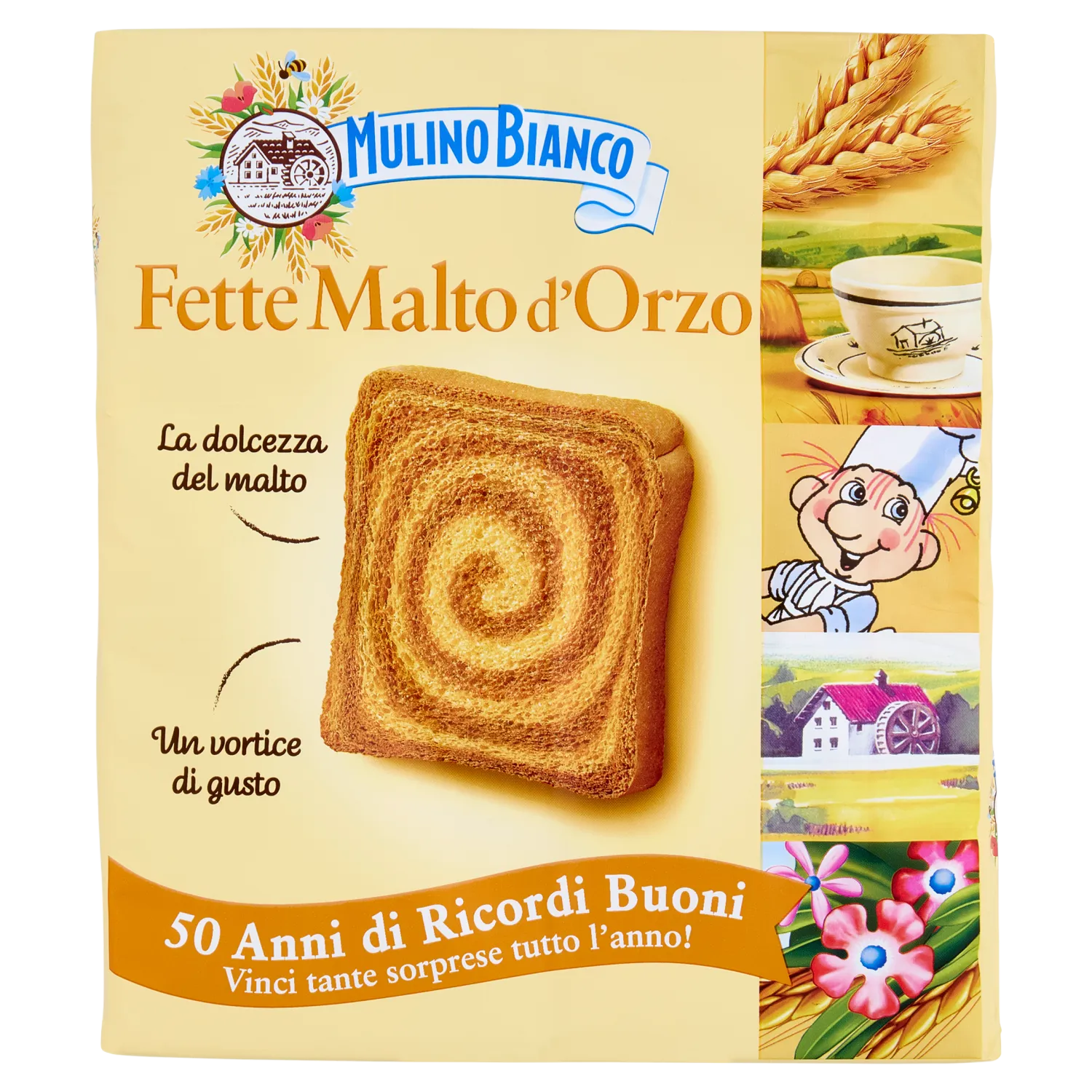 FETTE BISCOTTATE BARILLA D'ORZO 32F